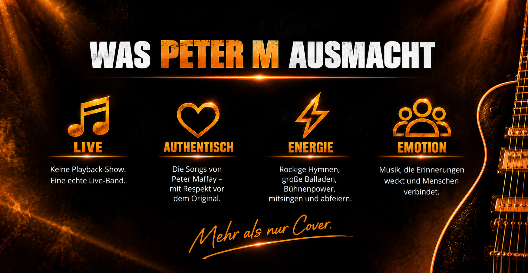 PETER M – Die Maffay Tribute Band im Norden