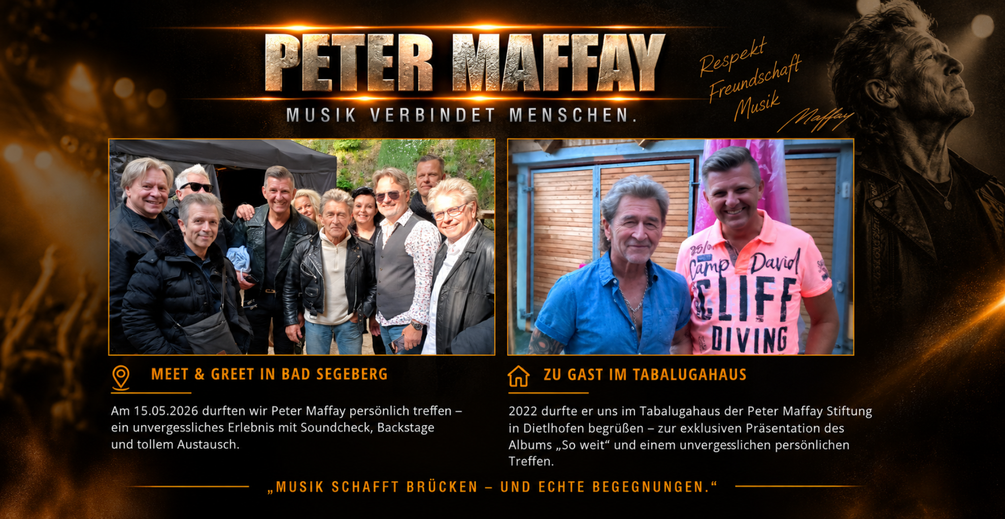 PETER M – Die Maffay Tribute Band im Norden